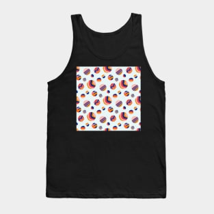 Bright Colored Striped Balls of Retro Fun Tank Top